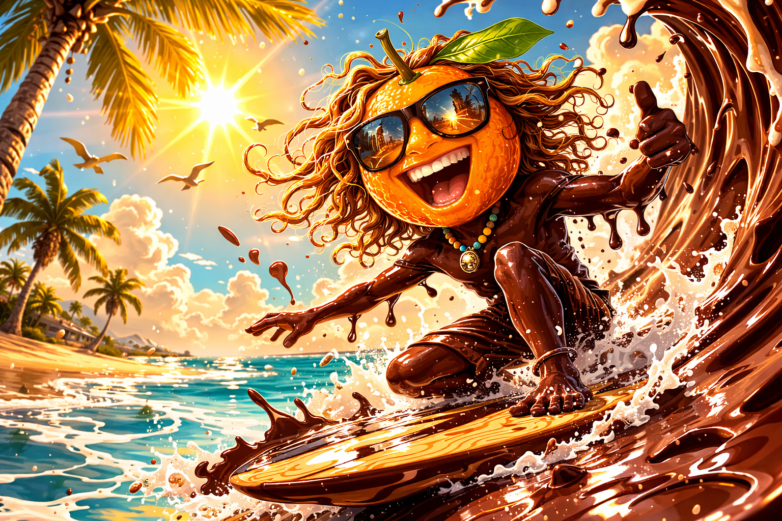 Chocolate Surfer